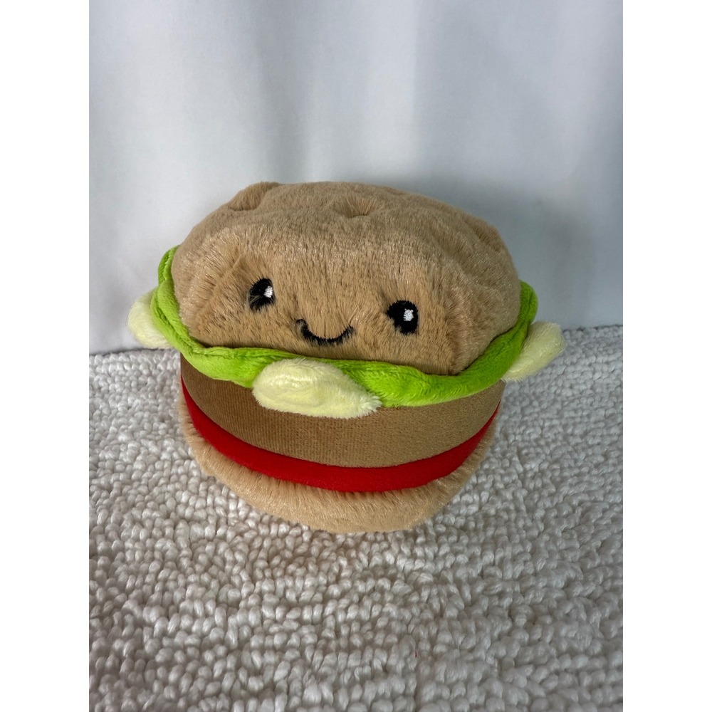 Squishable‎ Mini Burger Plush Toy Foodie Collectible Stuffed Animal 7"